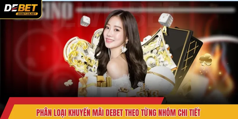 Phân loại khuyến mãi Debet theo từng nhóm chi tiết