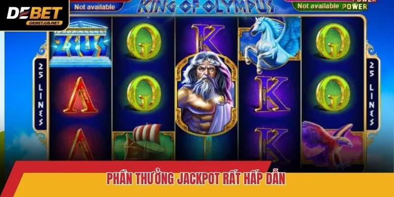 Phần thưởng jackpot rất hấp dẫn