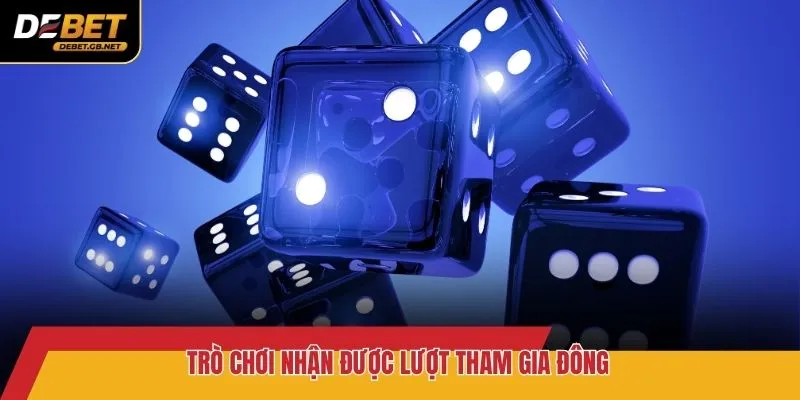 Trò chơi nhận được lượt tham gia đông